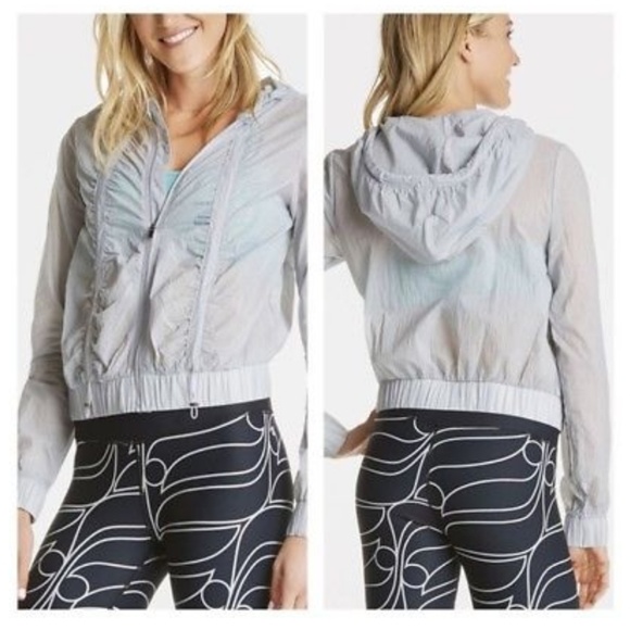 Fabletics Jackets & Blazers - NWT Fabletics gray lightweight windbreaker